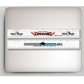 12" Plastic Ruler w/ Double Bevel Sides